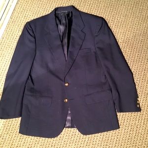 Burberry 2 button navy blazer 36s